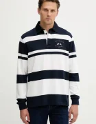 Paul&Shark Памучна блуза с дълги ръкави Knitwear