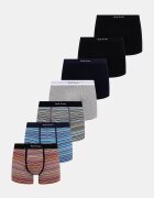 Paul Smith боксерки мъжки памучни 7 PACK MIX SIGN комплект 7 броя многоцветни M1A.914.M7PK2