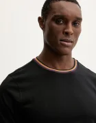 Paul Smith Памучна тениска в черно с изчистен дизайн M1R-697PS-H00084