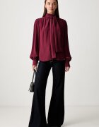 Pedro del Hierro блуза дамска от вискоза червена 6634119