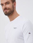 Pepe Jeans Блуза с дълги ръкави Original Basic 2 в бяло с изчистен дизайн