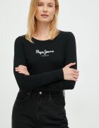 Pepe Jeans Блуза с дълги ръкави в черно