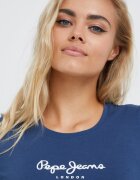 Pepe Jeans Блуза с дълги ръкави в тъмносиньо