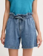 Pepe Jeans Дънков къс панталон A-LINE SHORT UHW CINCH