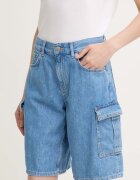 Pepe Jeans Дънков къс панталон RELAXED SHORT HW WORKER