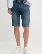 Pepe Jeans Дънков къс панталон SLIM GYMDIGO SHORT TRACK