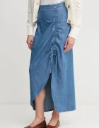 Pepe Jeans Дънкова пола MAXI SKIRT HW SUNSET