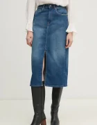Pepe Jeans Дънкова пола MIDI SKIRT HW