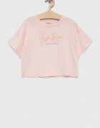 Pepe Jeans Детска памучна тениска Non-denim