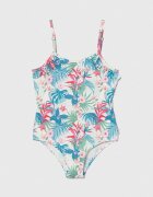 Pepe Jeans Детски цял бански HIBISCUS FRILL SWIMSUIT