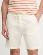 Pepe Jeans Ленен къс панталон RELAXED LINEN SMART SHORTS