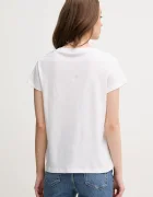 Pepe Jeans Ленена тениска MEGAN в бяло PL506049