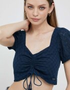 Pepe Jeans Памучен топ Philana