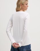 Pepe Jeans Памучна блуза с дълги ръкави FIORE LS в бяло PL505947