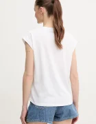 Pepe Jeans Памучна тениска BLOOMA в бяло PL506030