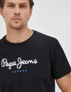 Pepe Jeans Памучна тениска Eggo N в тъмносиньо PMB10397