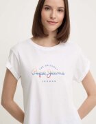 Pepe Jeans Памучна тениска EVETTE