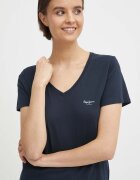 Pepe Jeans Памучна тениска LORETTE V NECK
