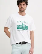 Pepe Jeans Памучна тениска PATCH