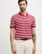 Pepe Jeans Памучна тениска с яка BARRET
