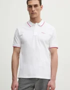Pepe Jeans Памучна тениска с яка Hans