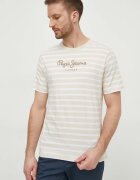 Pepe Jeans Памучна тениска STRIPED EGGO