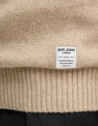 Pepe Jeans Пуловер с вълна CRED мъжки в бежово от лека материя PM702480