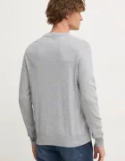 Pepe Jeans Пуловер с вълна NEW ANDRE CREW NECK мъжки в сиво от лека материя PM702469