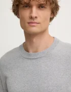 Pepe Jeans Пуловер с вълна NEW ANDRE CREW NECK мъжки в сиво от лека материя PM702469