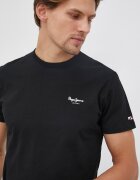 Pepe Jeans Тениска Basic мъжка в черно с изчистен дизайн