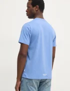 Pepe Jeans Тениска DAMIAN TEE в лилаво с изчистен дизайн PM509726