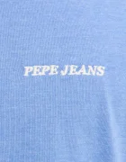 Pepe Jeans Тениска DAMIAN TEE в лилаво с изчистен дизайн PM509726