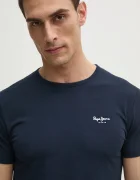 Pepe Jeans Тениска ORIGINAL BASIC 3N в тъмносиньо с принт PM508212