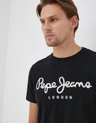 Pepe Jeans Тениска Original мъжка в черно с принт