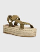 Pepe Jeans Велурени сандали PLS90660