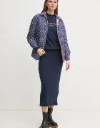 Pepe Jeans Яке с две лица FLEUR DAILY в розово преходен модел с уголемена кройка PL402499