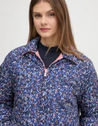 Pepe Jeans Яке с две лица FLEUR DAILY в розово преходен модел с уголемена кройка PL402499