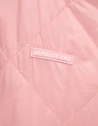 Pepe Jeans Яке с две лица FLEUR DAILY в розово преходен модел с уголемена кройка PL402499