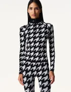 Perfect Moment функционална блуза с дълги ръкави Perfect Jacquard черна W3001122