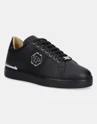 PHILIPP PLEIN Кожени маратонки Lo-Top Monogram