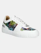 PHILIPP PLEIN Кожени маратонки Nappa Lo-Top Smile
