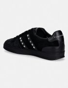 PHILIPP PLEIN Велурени маратонки Low-Top Retro Rebel мъжки в черно USC0911.PLE009N.0202
