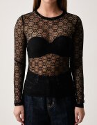 Pinko блуза дамска черна с изчистена шарка 107737 A3MK
