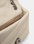 Pinko чанта crossbody дамска от кожа бежова 100040 A0F2