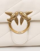 Pinko чанта crossbody дамска от кожа бяла 100038 A0F2