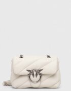 Pinko чанта crossbody дамска от кожа бяла 100039 A0F2