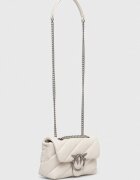 Pinko чанта crossbody дамска от кожа бяла 100039 A0F2