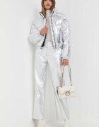 Pinko чанта crossbody дамска от кожа бяла 100039 A0F2