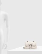 Pinko чанта crossbody дамска от кожа бяла 100039 A0F2