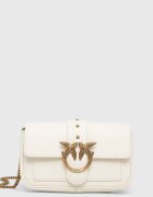Pinko чанта crossbody дамска от кожа бяла 100061 A0F1